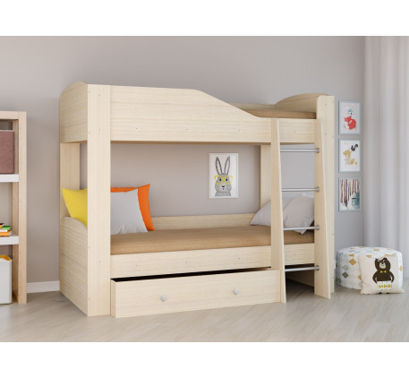 Двухъярусная кровать для детей и подростков Астра-2, спальные места 190х80 см